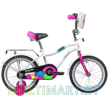 Детский велосипед Novatrack 165CANDY.WT23 (белый, 2023)